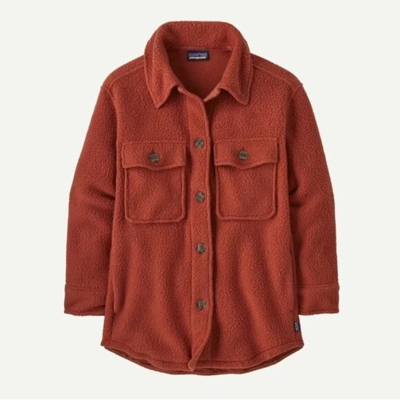 Patagonia Jackets & Blazers - Patagonia NWOT Retro Pile Shacket in Color Burnished Red; Size L